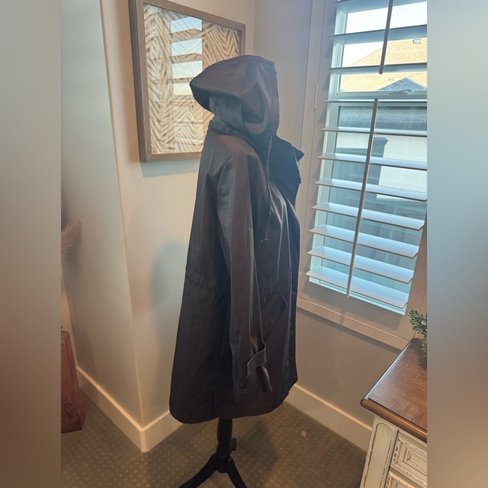 Womens Nordstrom Bernardo Women’s Hooded Utility Jacket Black Size Large - Picture 4 of 8